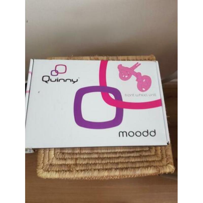 SPLINTERNIEUWE Quinny Moodd 4 voorwiel module wit