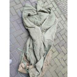 legerslaapzak compleet met nylon overtrek