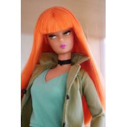 Barbie Modern Circle oranje haar