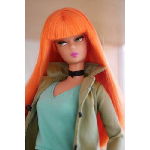 Barbie Modern Circle oranje haar