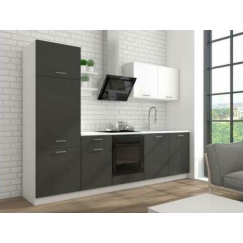 TOP DEAL! Keukenblok+Werkblad (ZONDER APPARATUUR) 270x200cm!