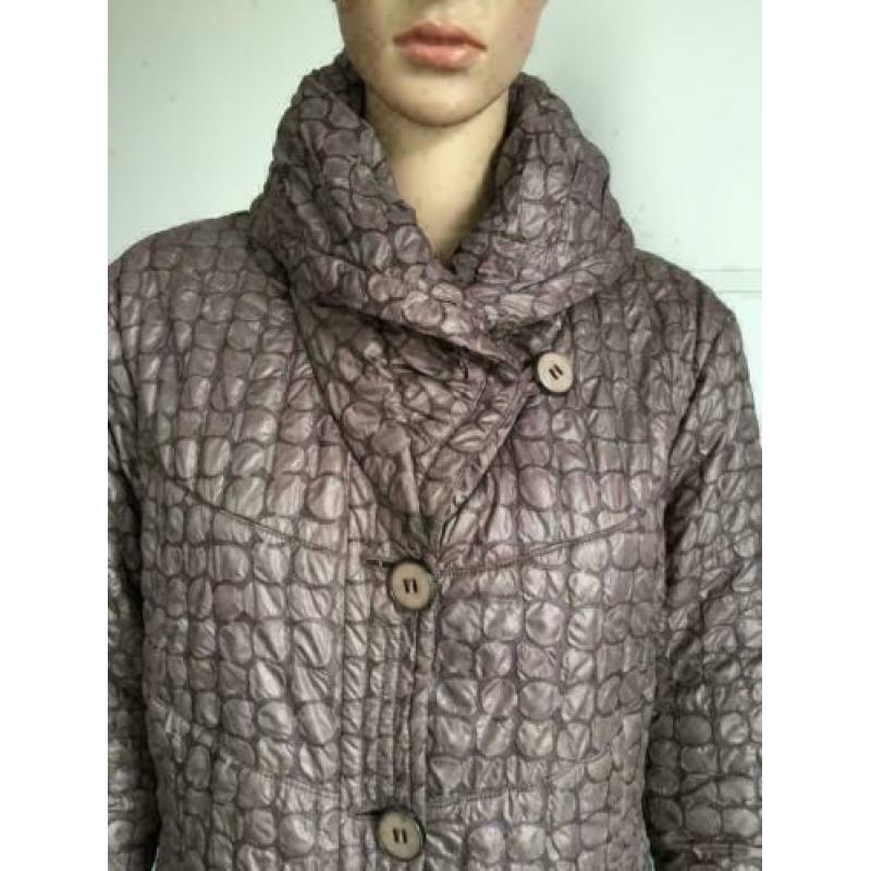 C498 Easy Comfort Maat M=38/40 jas winterjas bruin