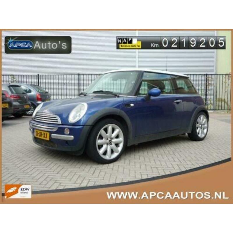 Mini Mini 1.6 cooper aut NLauto PanoramaDak Airco Leer bj 20