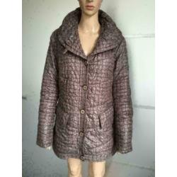 C498 Easy Comfort Maat M=38/40 jas winterjas bruin