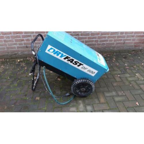 Verhuur bouwdroger €45 per week.