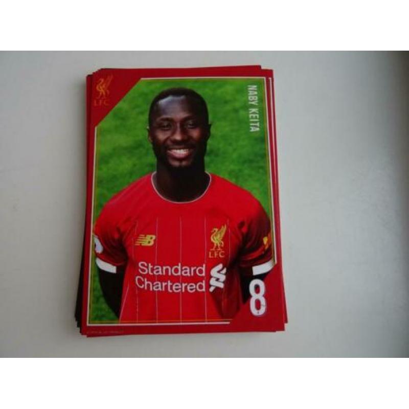 Setje spelerskaarten Liverpool FC 2019/20