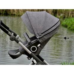 Stokke TRAILZ met TERREINWIELEN kinderwagen met Autostoel