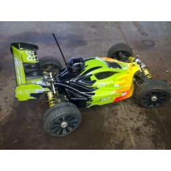 Ishima Buggy Rave bijna nieuwe GM bull 3.5cc motor 2.4Ghz