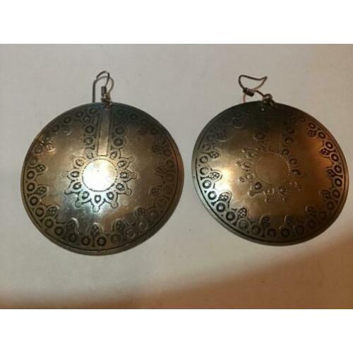 Vintage oorbellen berber marokkaanse oorbellen groot rond