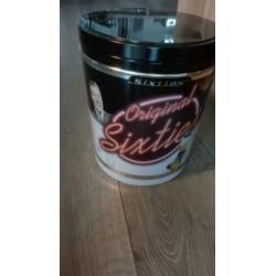 Vintage blik 'Orgininal Sixties' groot