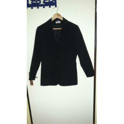 Colbert Dames zwart zo good als nieuw maat 38 getaillerd