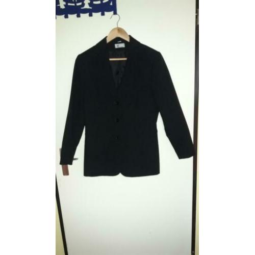 Colbert Dames zwart zo good als nieuw maat 38 getaillerd