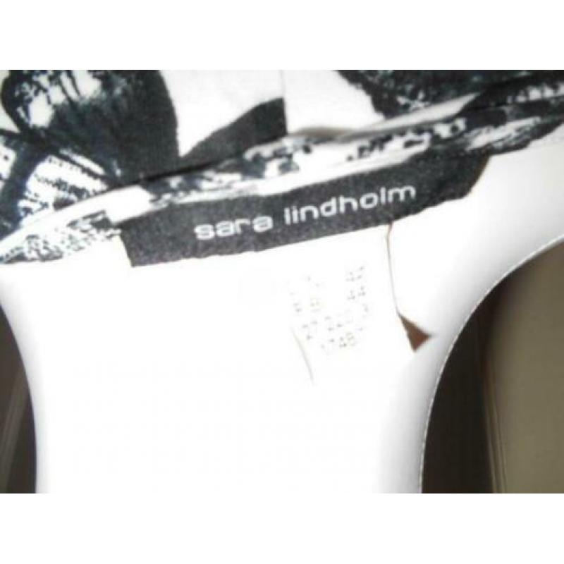 Jurk wit vlinders Sara Lindholm mt 42 AANBIEDING