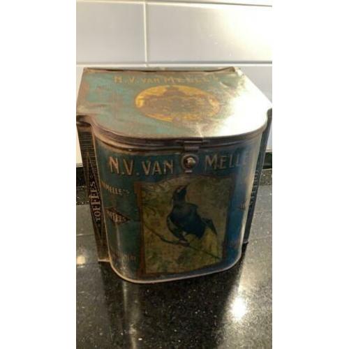toffeeblik van van Melle, gefabriceerd tussen 1925 en 1935