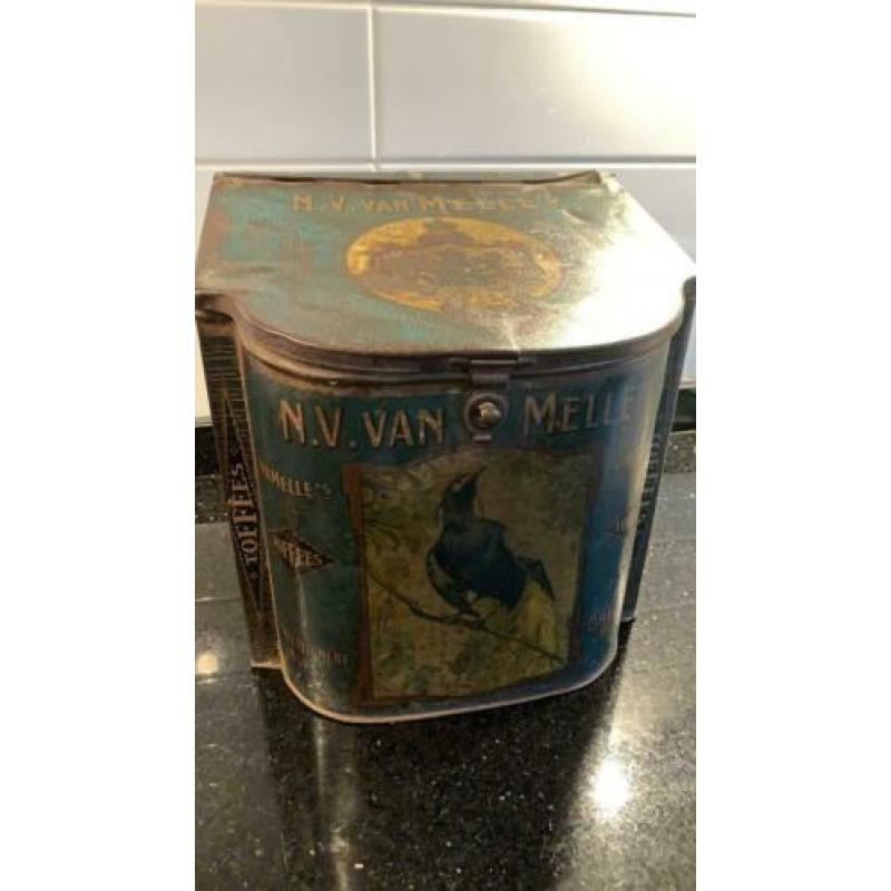 toffeeblik van van Melle, gefabriceerd tussen 1925 en 1935