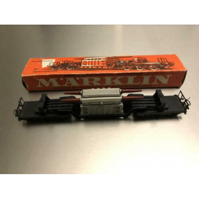 Märklin 4617 kuilwagen met transformator
