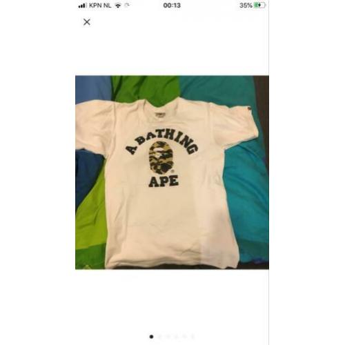 Bape shirt wit standard camo