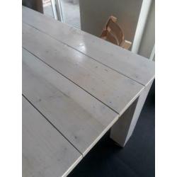 Stijgerhouten tafel 3 meter