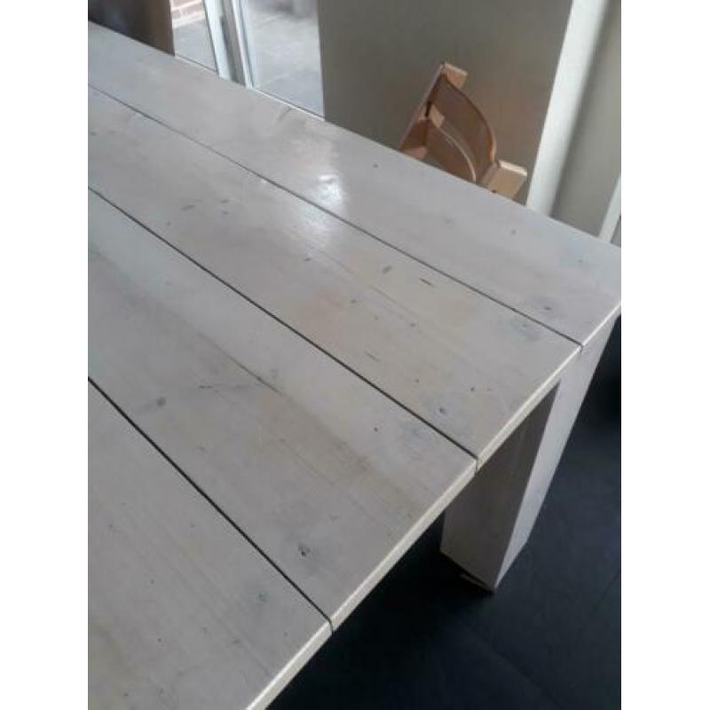 Stijgerhouten tafel 3 meter