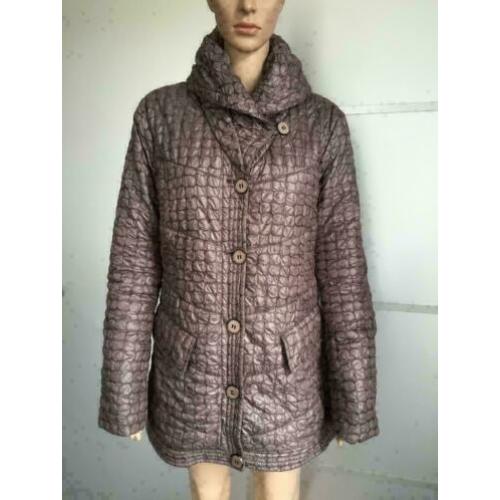 C498 Easy Comfort Maat M=38/40 jas winterjas bruin