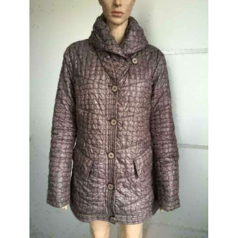C498 Easy Comfort Maat M=38/40 jas winterjas bruin