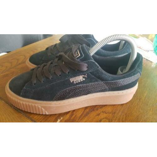 Puma platform sneakers suède maat 36