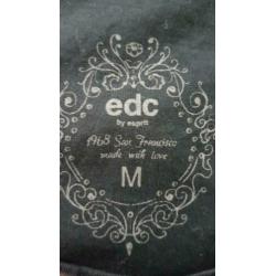Prachtig z.g.a.n. zwart jurkje van EDC, mt M!