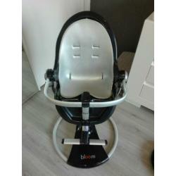 Bloom stoel zwart met zilver voor baby t/m kleuter