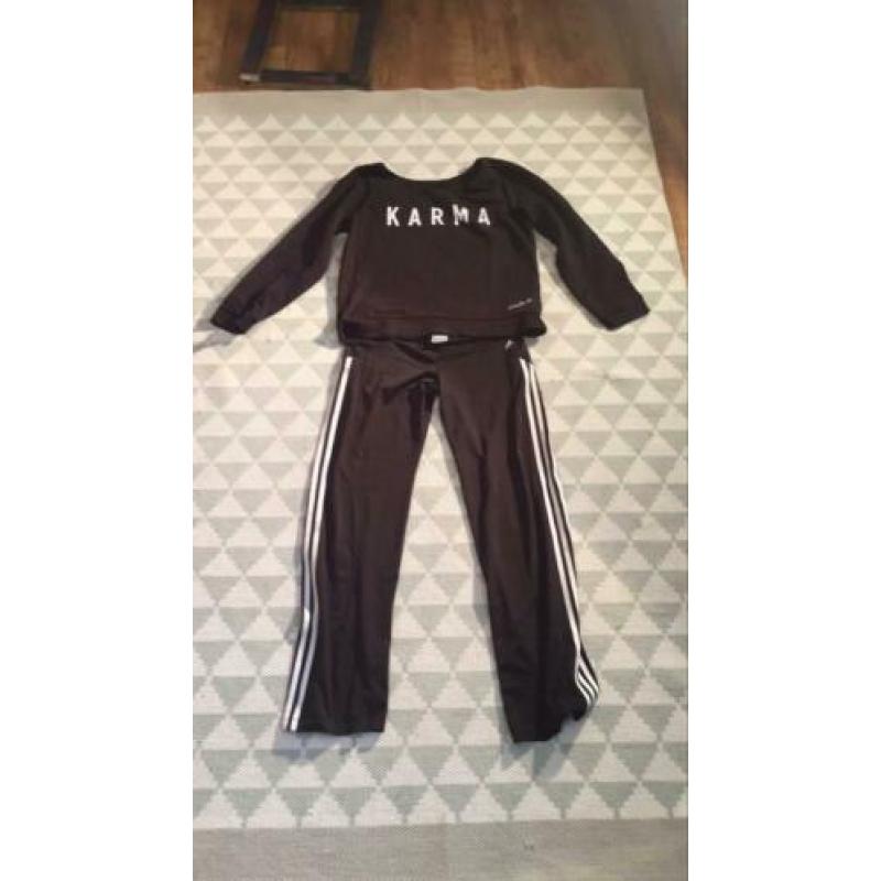 Sportbroek + sporttrui / yoga Adidas 38/m je mapelle m
