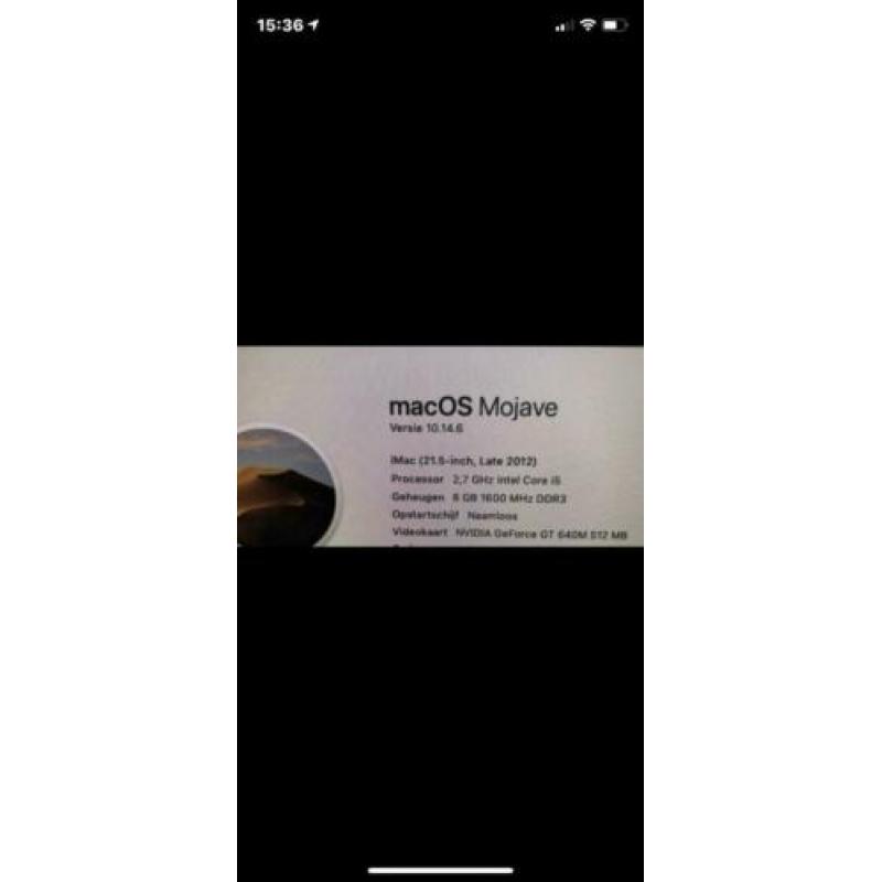 I mac 21,5 inch met i5