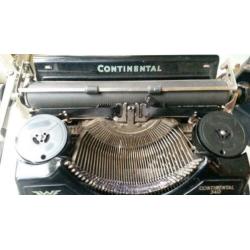 antieke draagbare Continental typemachine