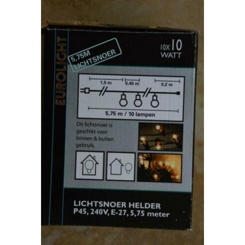 lichtsnoer, voor buiten en binnen