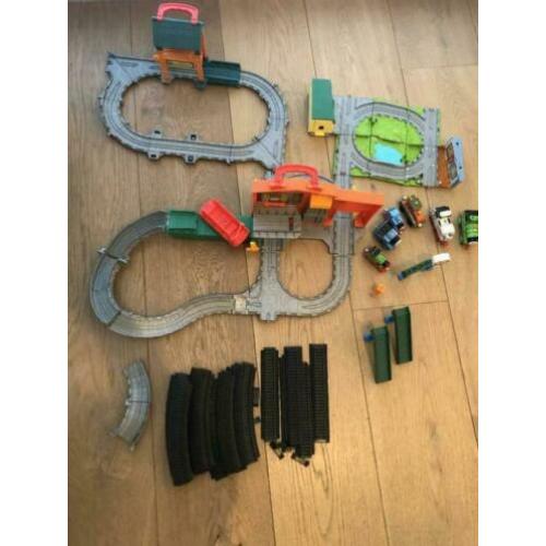 Thomas de trein train rails. En extra’s