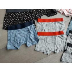15 boxers / onderbroeken HEMA maat 98/104
