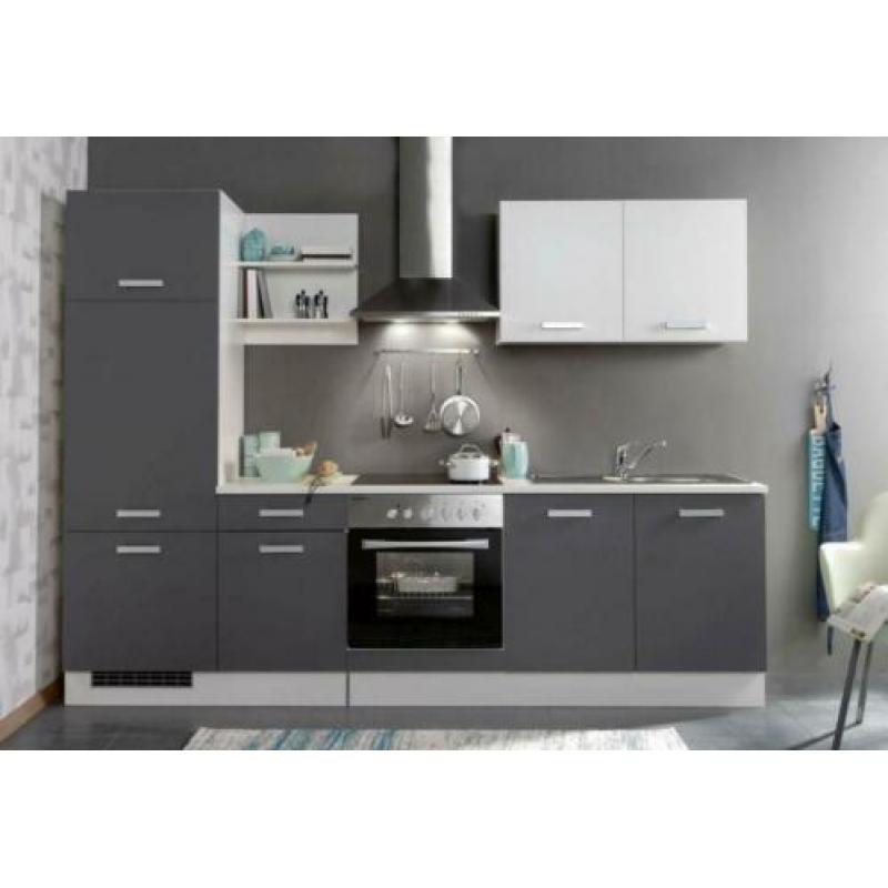 TOP DEAL! Keukenblok+Werkblad (ZONDER APPARATUUR) 270x200cm!