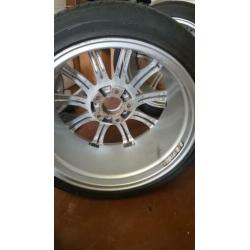 Bmw 18 inch style 220 TAM 5x120 Breedset met schade