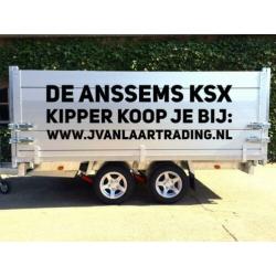 Anssems KSX Kipper Kiep aanhanger NIEUW. ACTIEPRIJZEN