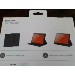 Folio case voor Lenovo Tab E10 NIEUW zwart