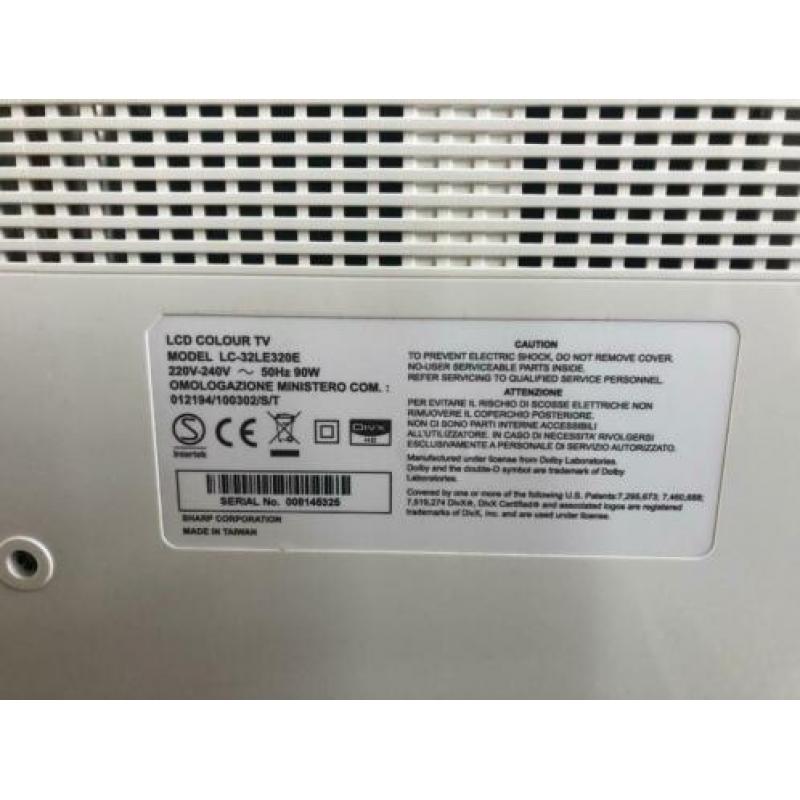 Sharp Aquos Televisie (LCD Colour TV)