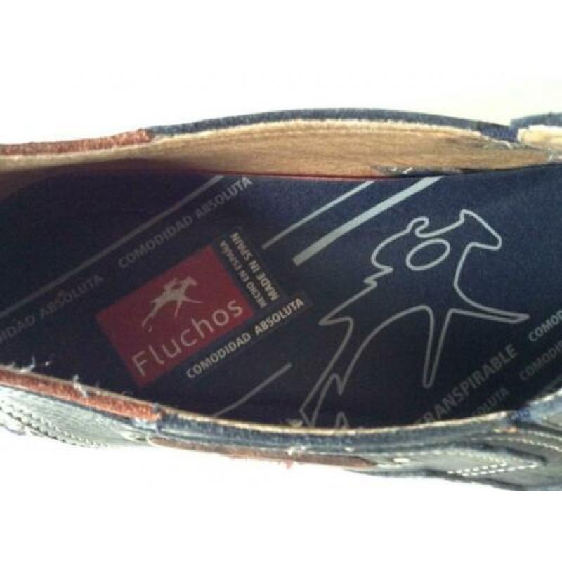 Fluchos lichtgewicht schoenen donkerblauw maat 43 Zgan