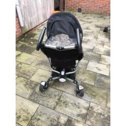 Zwarte Quinny zaap buggy
