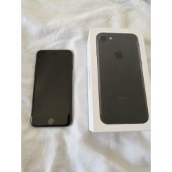 iPhone 7 zwart 32 gb incl. oortjes, oplader en verloopstuk
