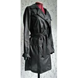RELIGION Zwarte, Dunne Trenchcoat maat M