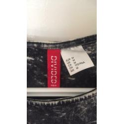 H&M divided grijs jurkje maat Medium