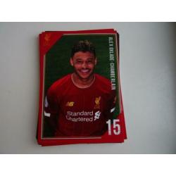 Setje spelerskaarten Liverpool FC 2019/20