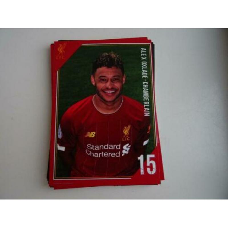 Setje spelerskaarten Liverpool FC 2019/20