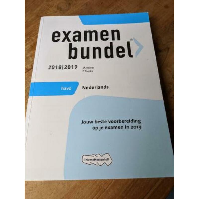 Examen bundels HAVO 2018/2019