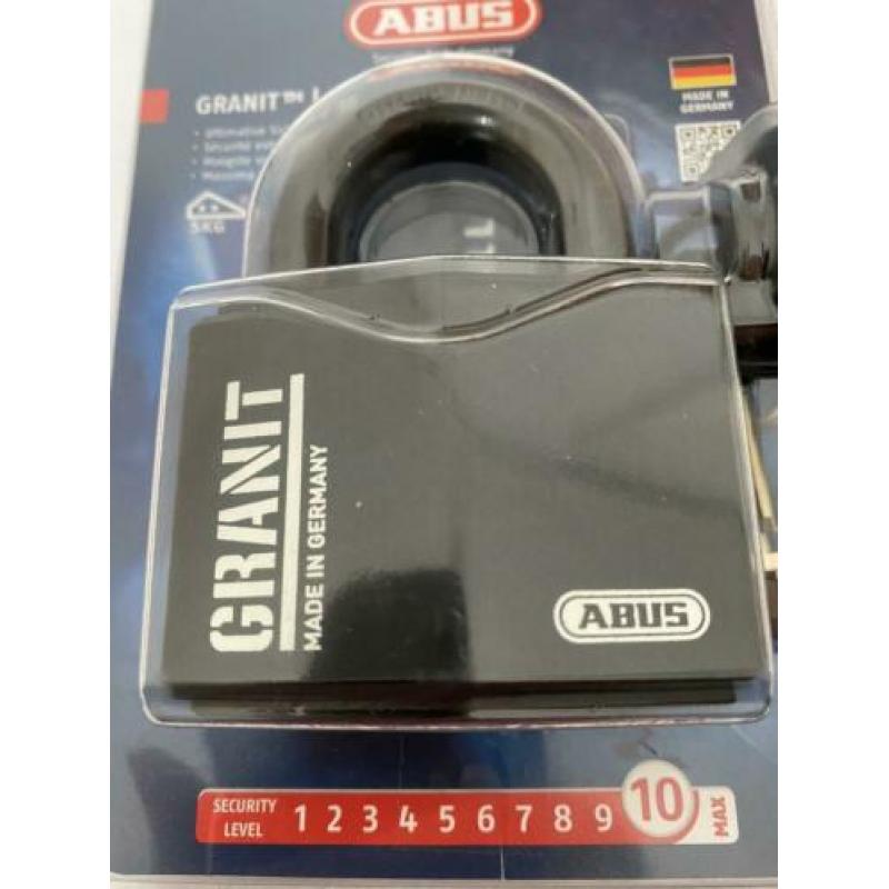 Hangslot ABUS Granit 37 / 2 sleutels waarvan 1 met lichtje