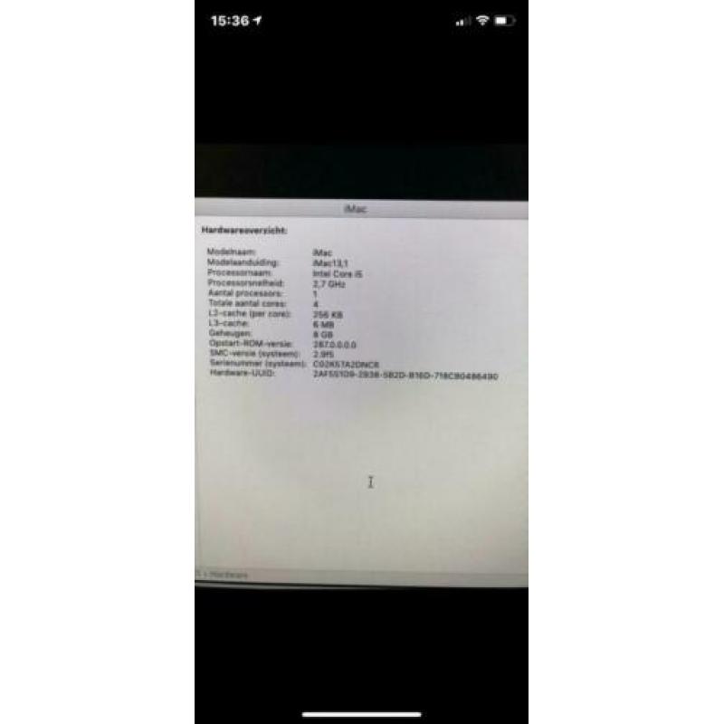 I mac 21,5 inch met i5
