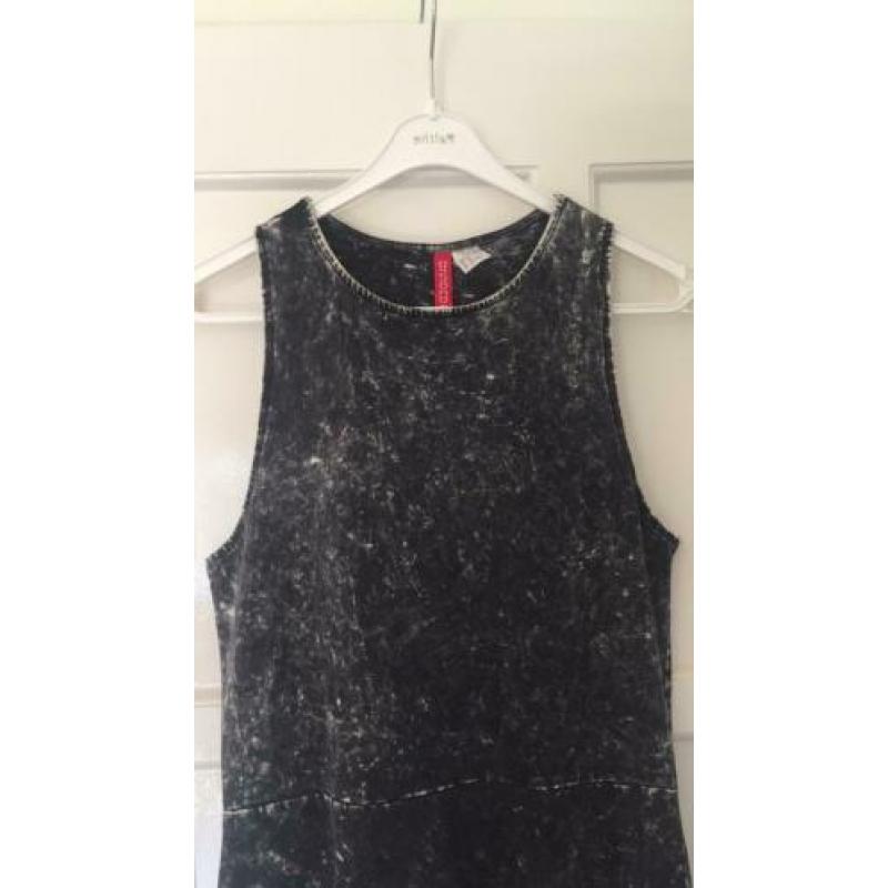 H&M divided grijs jurkje maat Medium